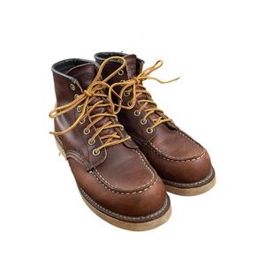 REDWING Shoes Classic Moc Toe Boots 8138. MADE IN USA. SIZE 6 US.